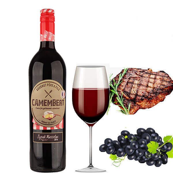 Vang Pháp Camembert Syrah Marsenlan VDP