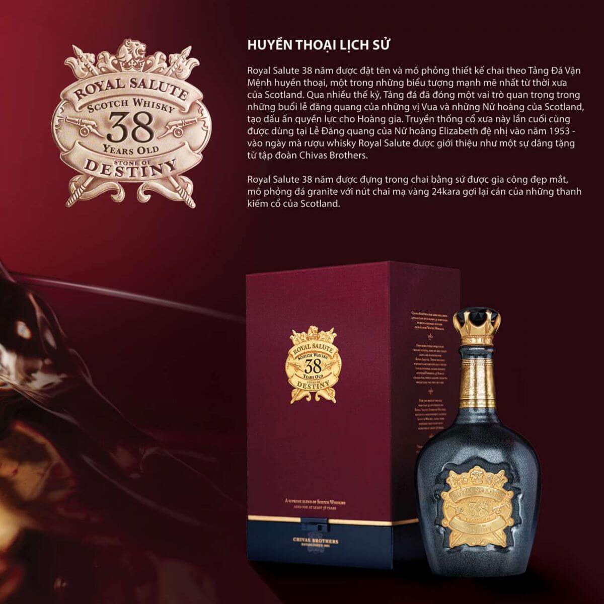 HUYỀN THOẠI VỀ ROYAL SALUTE 38 YEARS OLD - CHIVAS 38