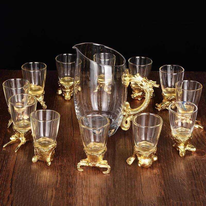 Bộ ly uống rượu 12 con giáp