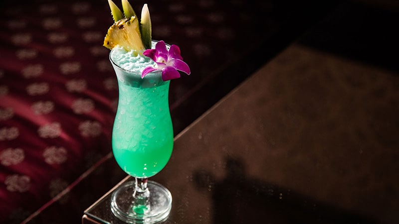 The Blue Hawaii cocktail