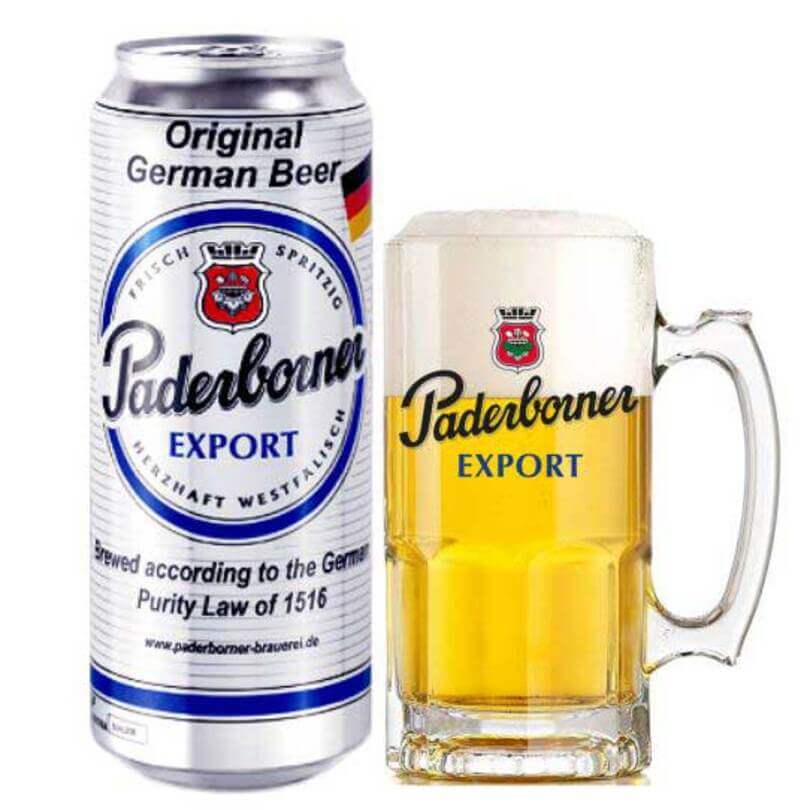 Thưởng thức bia Đức Paderborner Export
