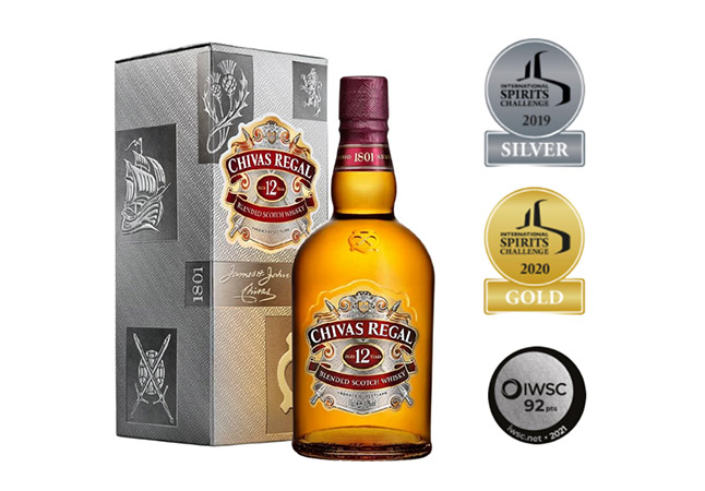 Các giải thưởng dành cho rượu Chivas 12 năm