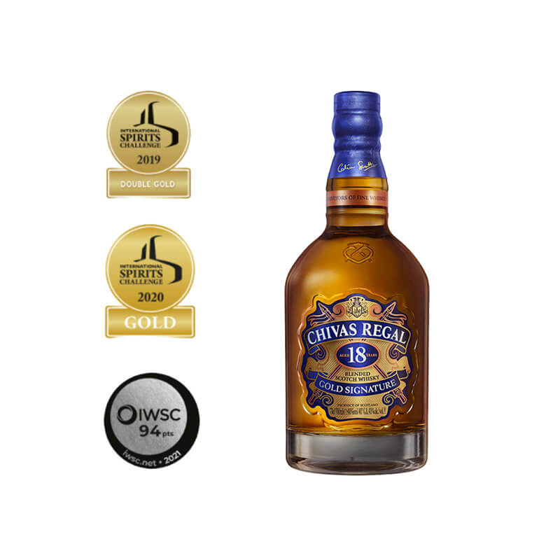 Các giải thưởng dành cho rượu Chivas 18 năm