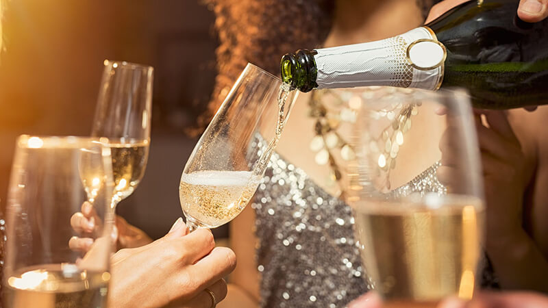 Công dụng mà rượu Sparkling mang lại