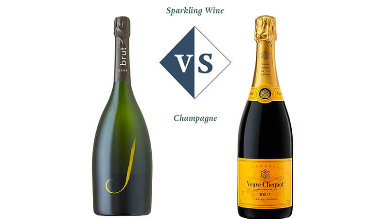 Tìm hiểu sự khác biệt giữa rượu Sparkling và Champagne