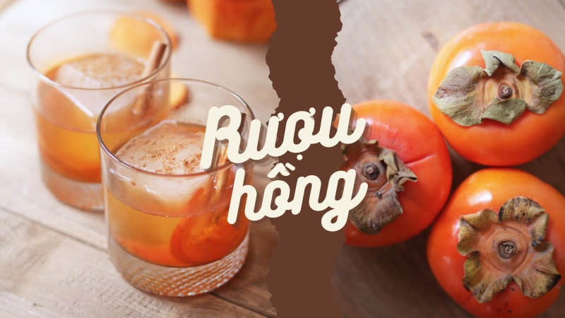 Rượu hồng.