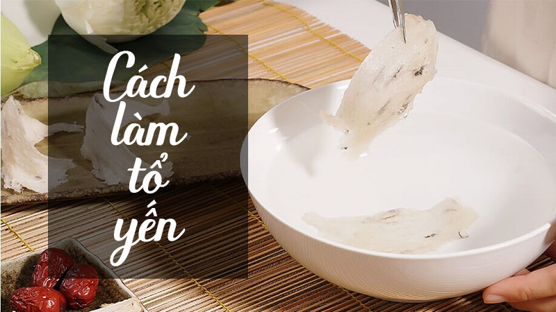 cách làm tổ yến