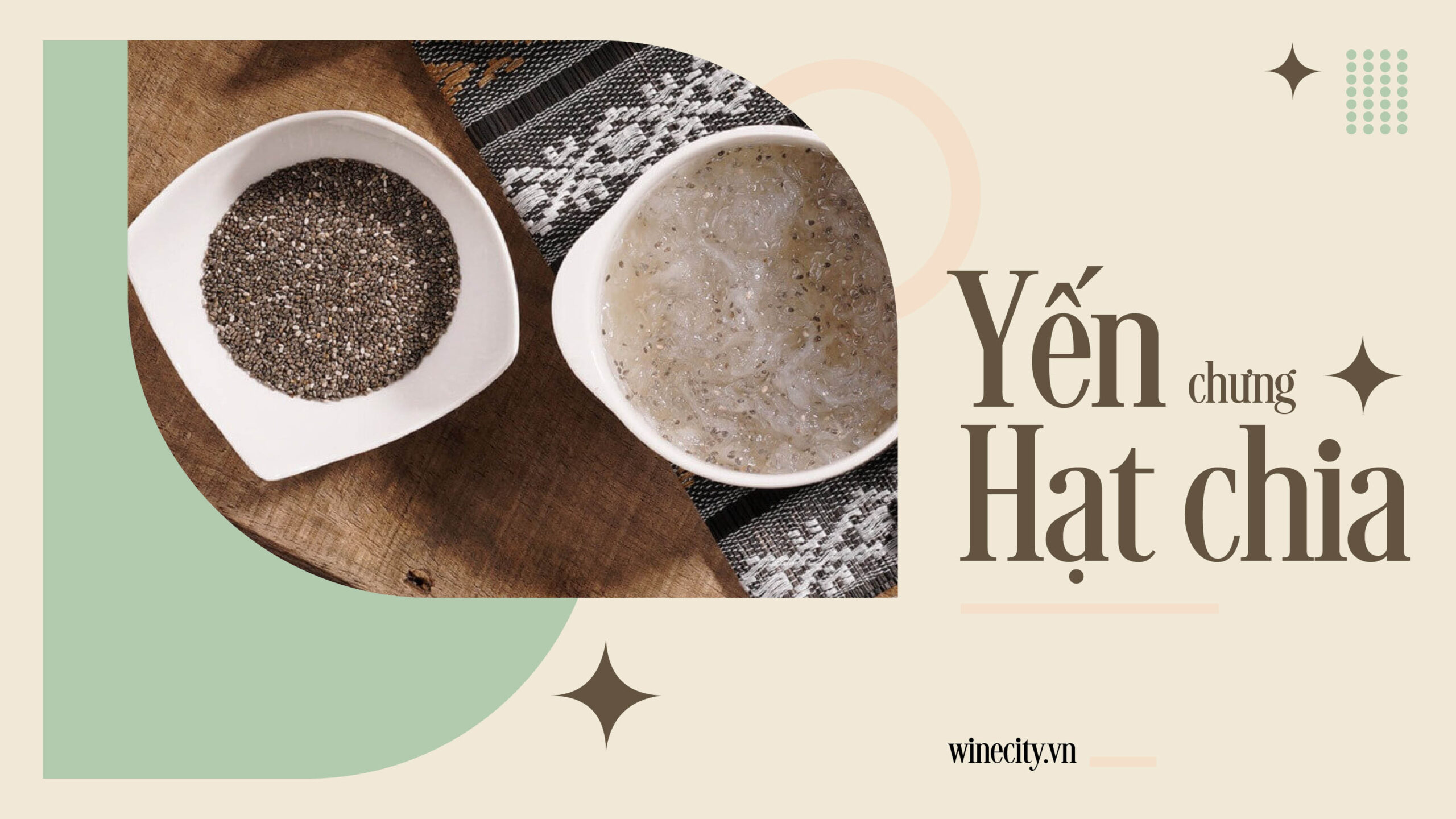 yến chưng hạt chia