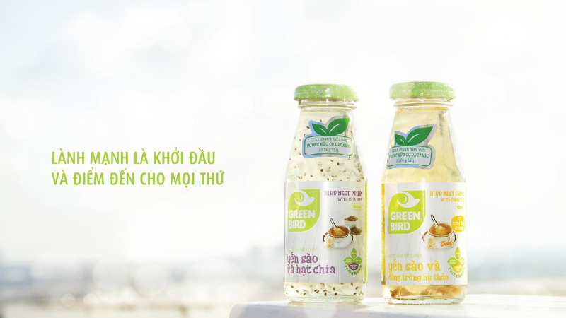 Green Bird là thương hiệu nước yến có hàm lượng dinh dưỡng và hương vị phù hợp với mọi đối tượng