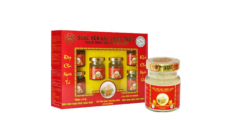 Sản phẩm yến sào Thiên Triều mang đến mùi vị thơm ngon