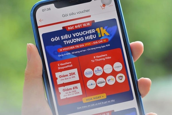Vocher mua sắm online tiện lợi và hữu ích