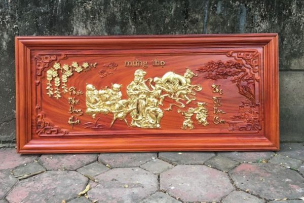 Mẫu 21: Quà Mừng Thọ Handmade