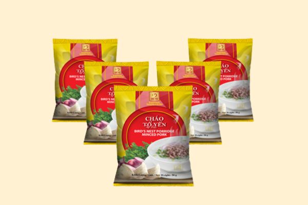 Cháo tổ yến thịt bằm Song Yến là một sản phẩm mới của công ty Cổ Phần Quốc Tế Hoàng Nam, được ra mắt vào năm 2021.