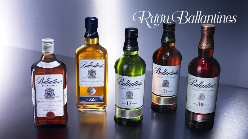 Rượu Ballantines được khơi nguồn sáng tạo từ Scotland