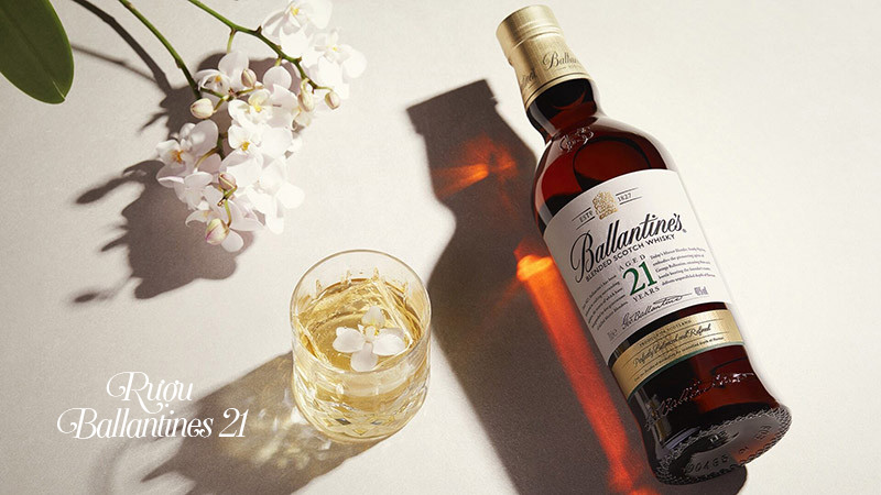 Bùng nổ vị giác với rượu Ballantines 21