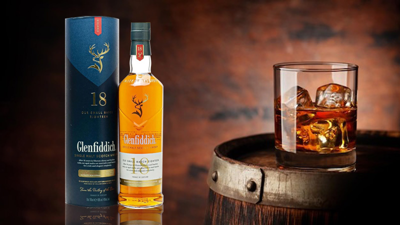 Ấm nồng cùng hương vị rượu Glenfiddich 18